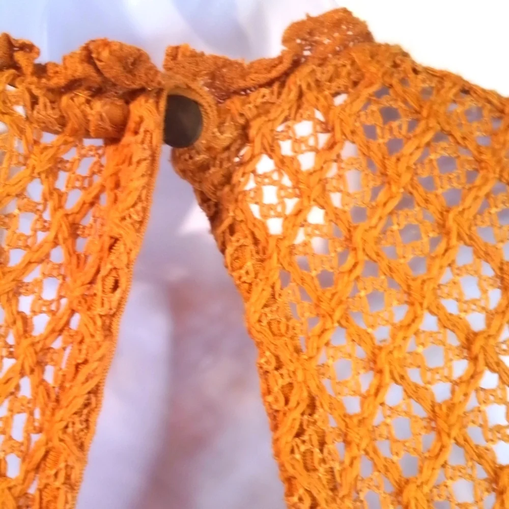 🌶2/$10xhilaration NWOT Sleeveless Crotchet Lined Lace Keyhole Top X S - Picture 10 of 11